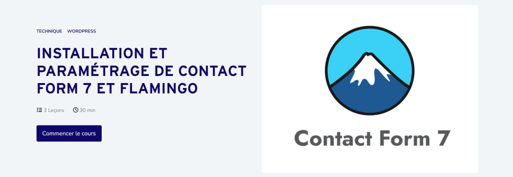 Plugin contact form 7